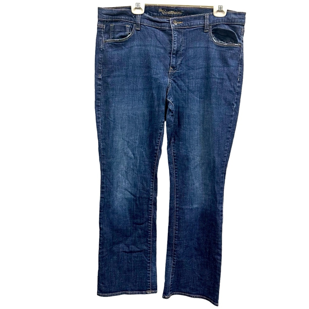 Old Navy The Sweetheart Denim High Rise Straight Leg Blue Jeans WomenS 16